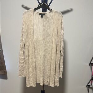 Tahari Light Beige Knit Sweater NWT